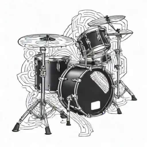 Guitar Piano Drum Set Made