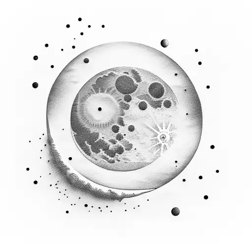 Moon Shadows Futuristic