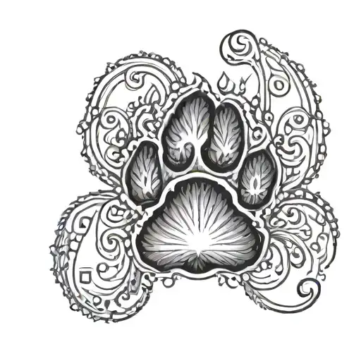 Dog Paw Print