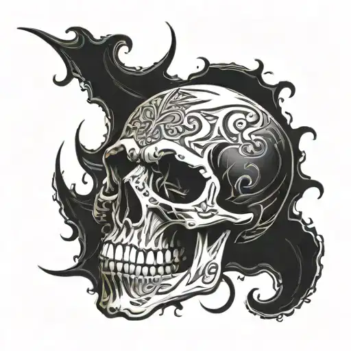 Skull R I P