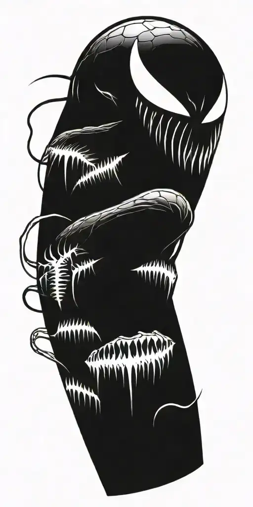 Lighting Bolts Forming Venom Marvel