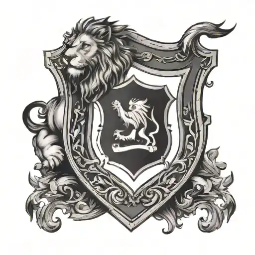 A Shield With A Lion Crest Surrounded By The Ceo's Favorite Principles