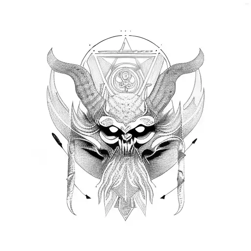 Nordic Style Of The Eye Of Lucifer