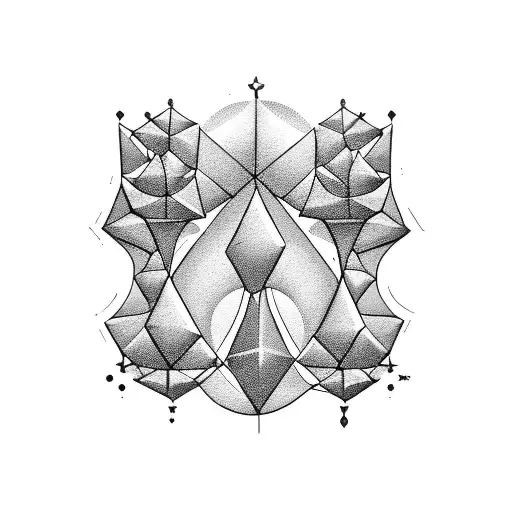 Chess Pieces In A Futuristic Style