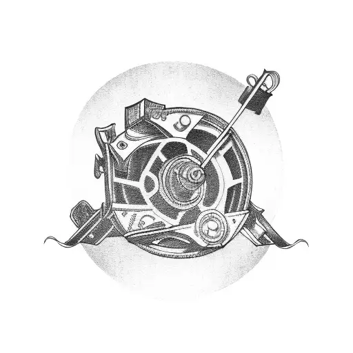 Film Reel With Card Suites