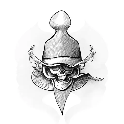 Skeleton In Top Hat And Tails