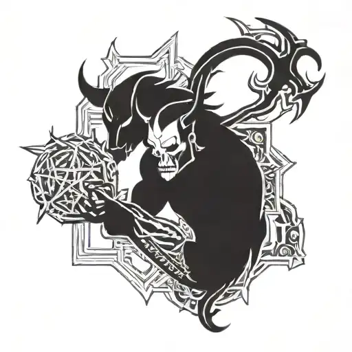 A Symbol Of The Inner Struggle Between God And The Devil