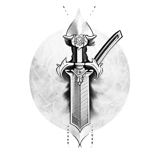 Sword With Black Wings