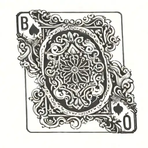 Incorporate A Royal Flush Playing Card Hand Into A Bingo Card Design