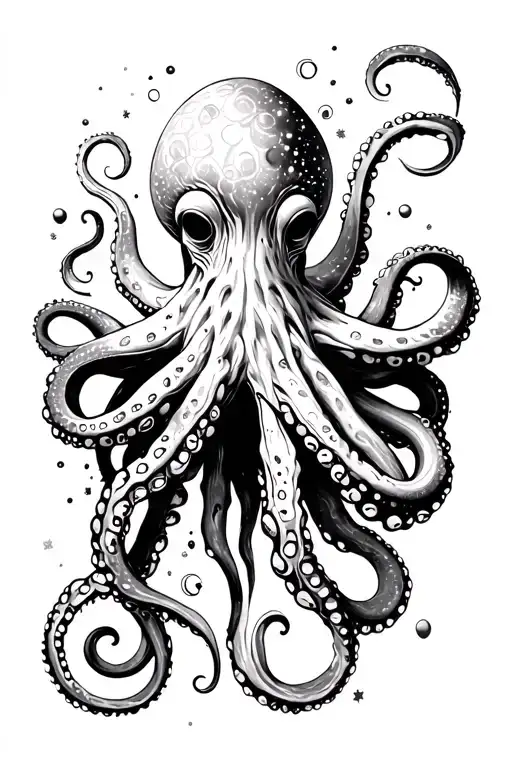 Space Cosmic Octopus