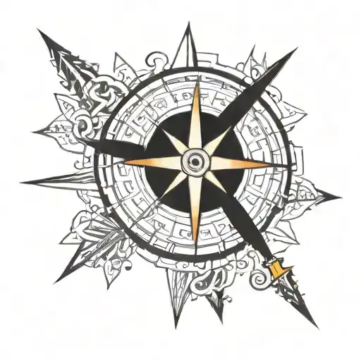 Compass And Medicine And Technology