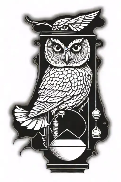 Owl And Hourglass