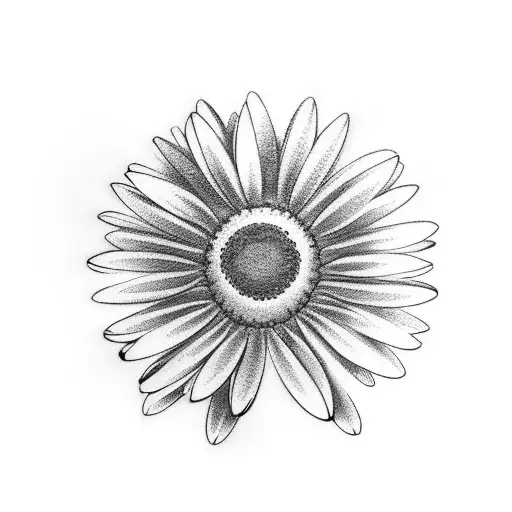 Forearm Daisy Tattoo Sleeve