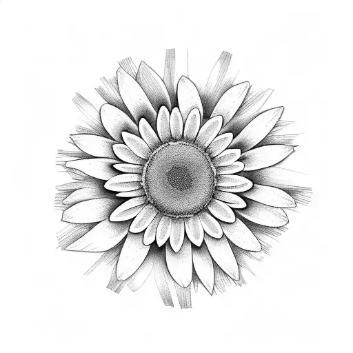 Negative Space Daisy