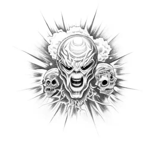 A Terrifying Yet Beautiful Portrait Of Sun As A Horror Movie Monster