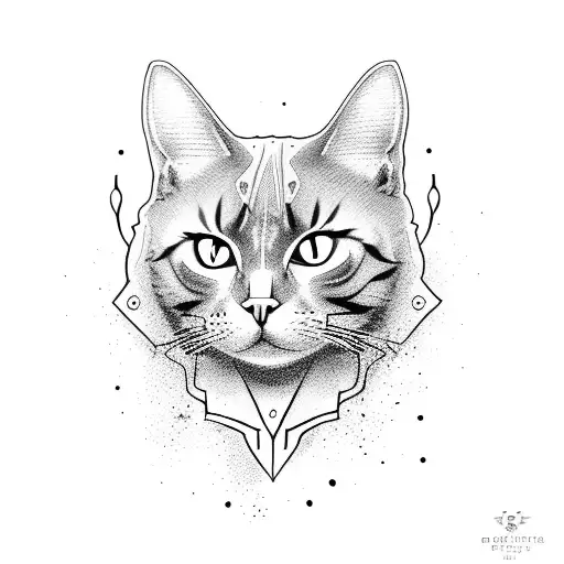 Cat Deressed As A Ghost