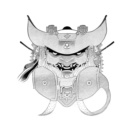 Samurai With 2 Babys