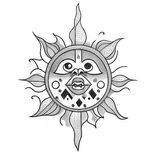 A Sun With An Animal Inside