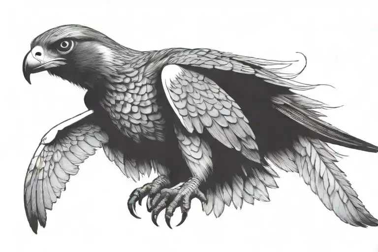 Falcon Diving Arrow Pointer