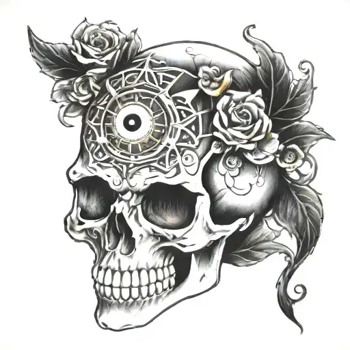 Skull With Third Eye