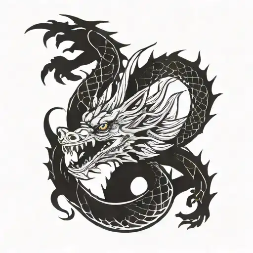 Dragon Tattoo Showcasing