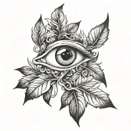 Bleeding Eye In Vine Plant