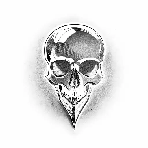 Skull Cracked Bullet