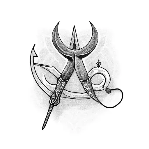 Cross With Fish Hook