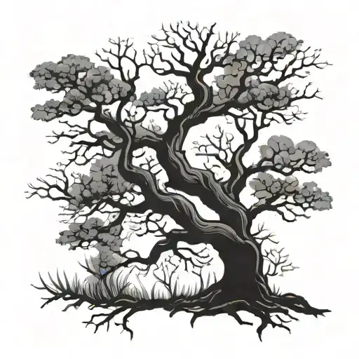 Tree With Large Branches