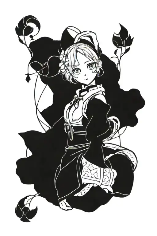 Female Rem Rezero Anime Character