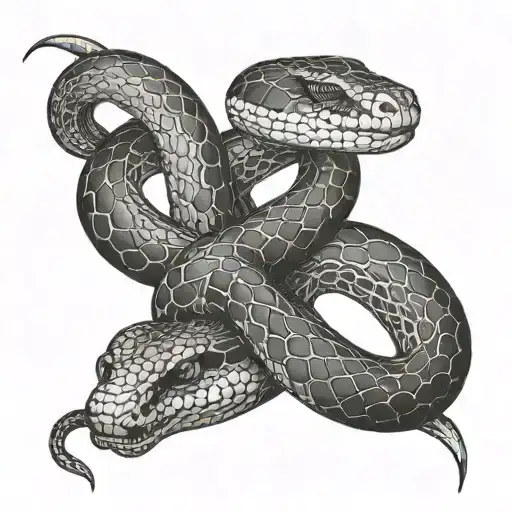 Snake Tattoo On Whole Hand