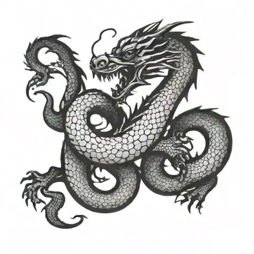 Dragon Style Minimalism Dragon