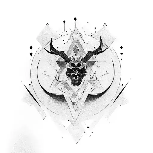 Full Left Hand Black Gothic Tatto