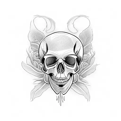 Butter Fly Skull