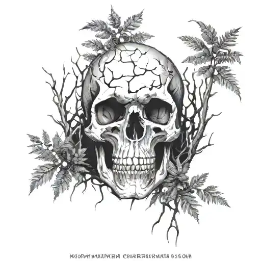 Skull In The Forest
