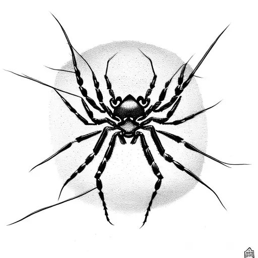 Spider With A Big Eye On Its Center