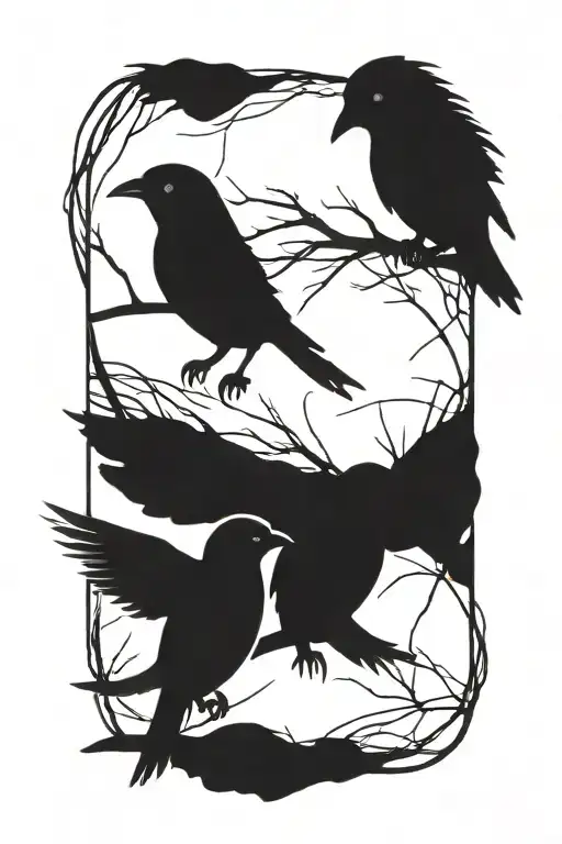 3 Little Birds Silhouet That's Going