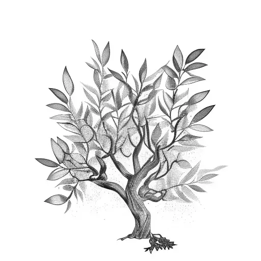Greek Olive Tree With Fotoula Written In It