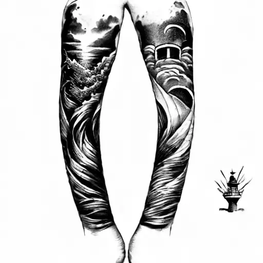 A Mermaid And A Lighthouse