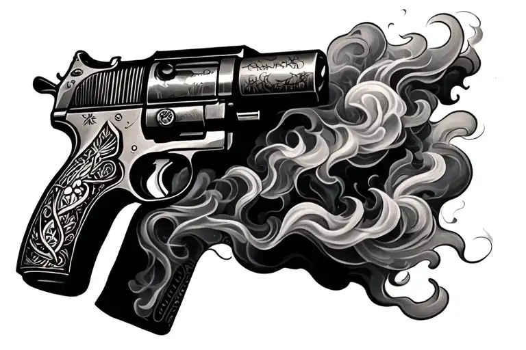 Gun And Smoke
