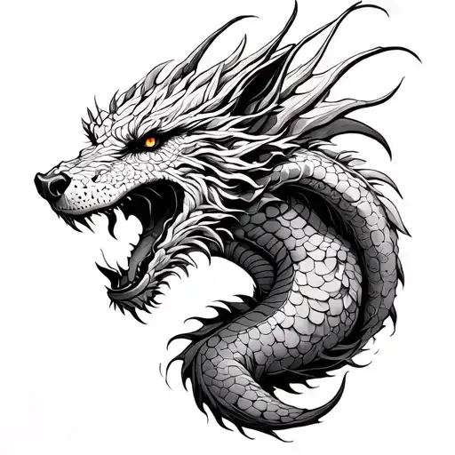 Loup Et Dragon Wrapped