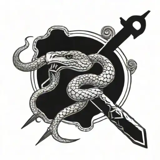 Snake And Sword