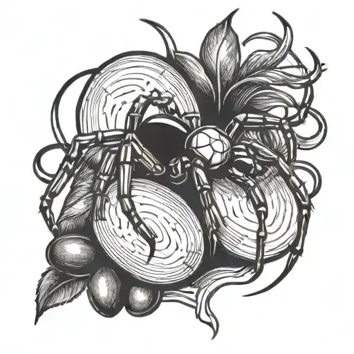 A Coffee Bean Transforming Into A Spider Crawling On A Musical Staff