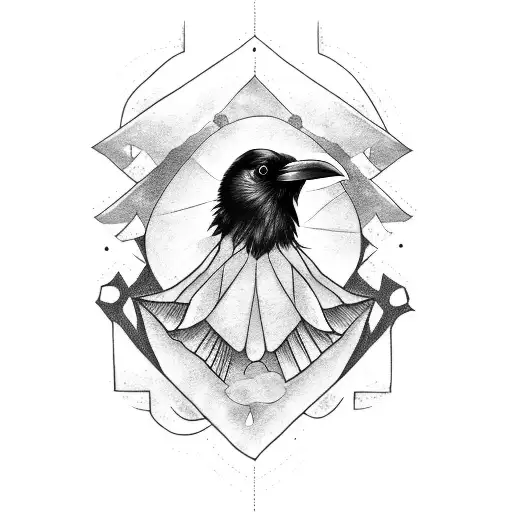 Raven With A Witchy Vibe