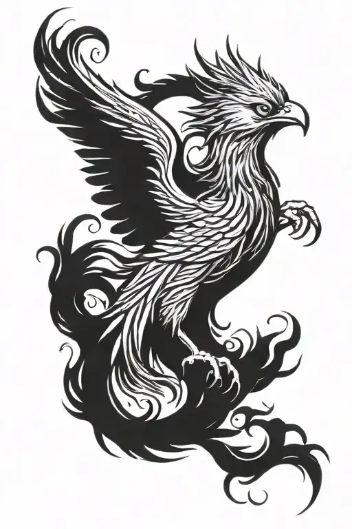 Phoenix Rising From The Ashes