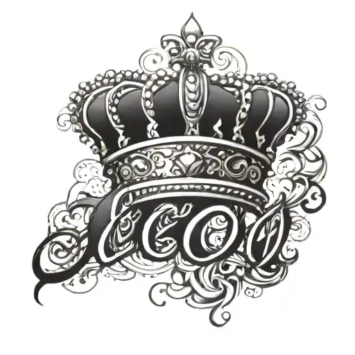 Cleo Name With Crown Over