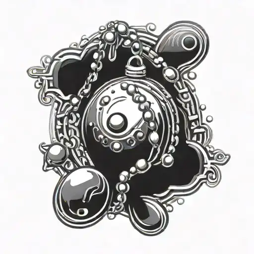 Bowling Ball And Rosary