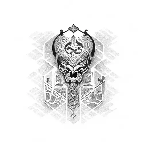 Cyrillic Inscription In Ligature Style With Patterns In Old Book Style