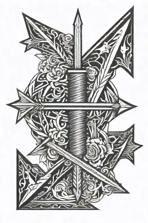 Arrow Split By Sword