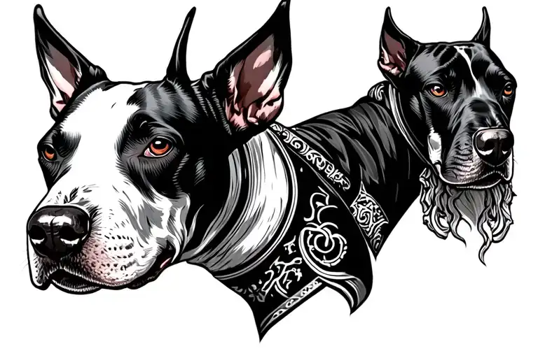 Bull Terrier Samurai